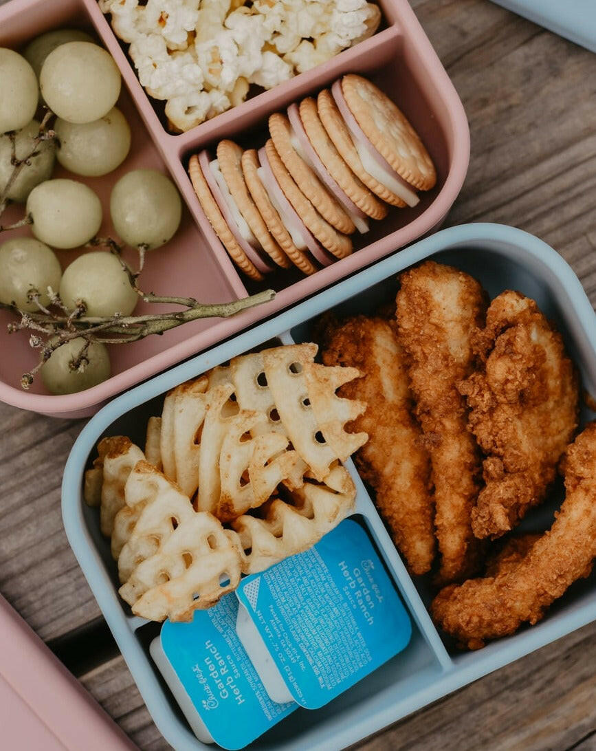 Silicone Bento Box Feeding The Dearest Grey
