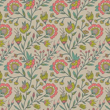 Minikane Doll & Me Outfits - Maya Cotton Jumpsuit Vine Flowers Doll Clothing Minikane