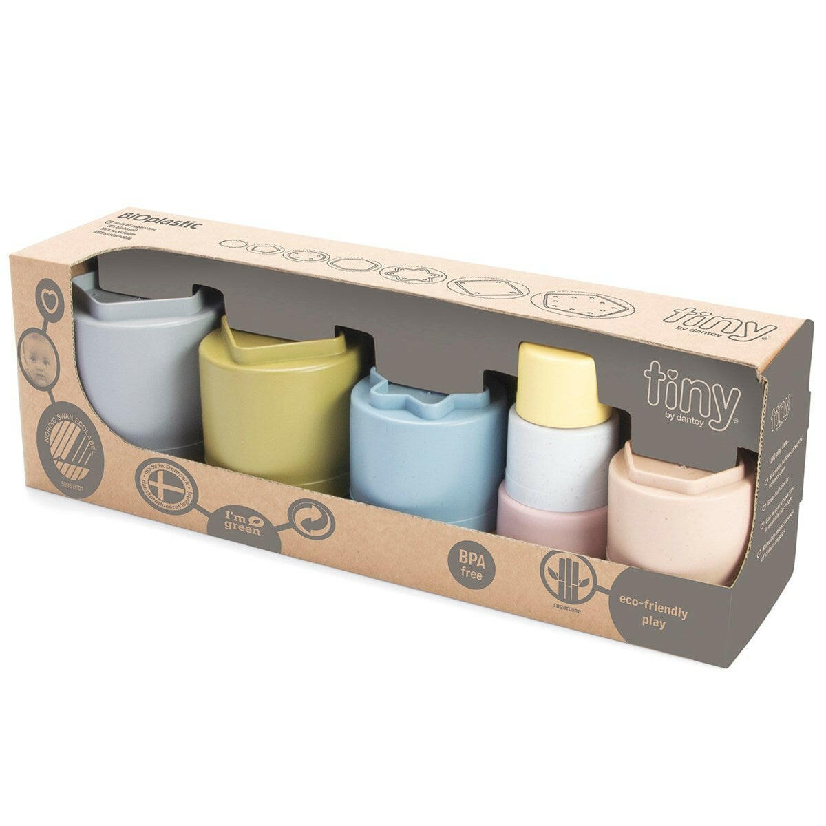 Bio Plastic Stacking Cups Stacking Cups DanToy