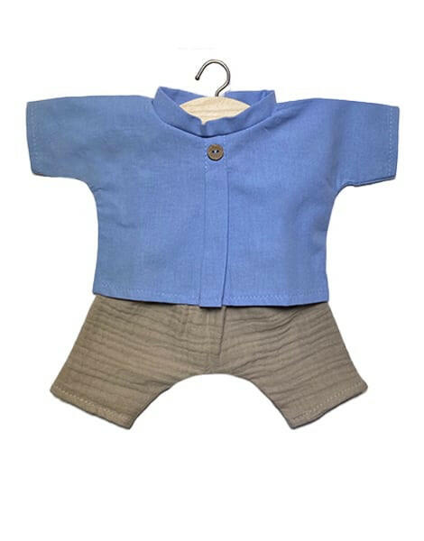 Mao cotton double gauze set Doll Clothing Minikane