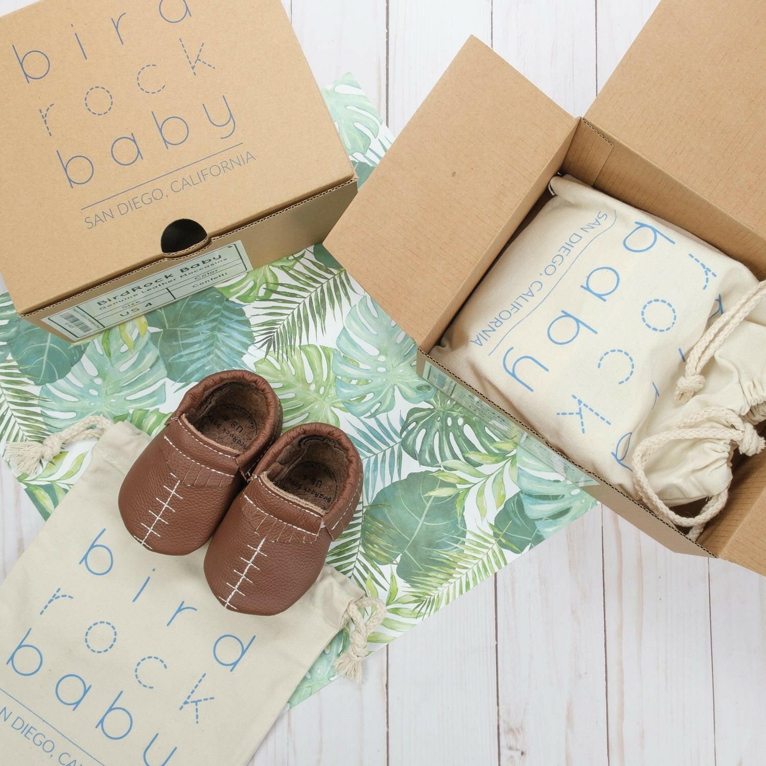 Touchdown Baby Moccasins Baby Moccasins BirdRock Baby