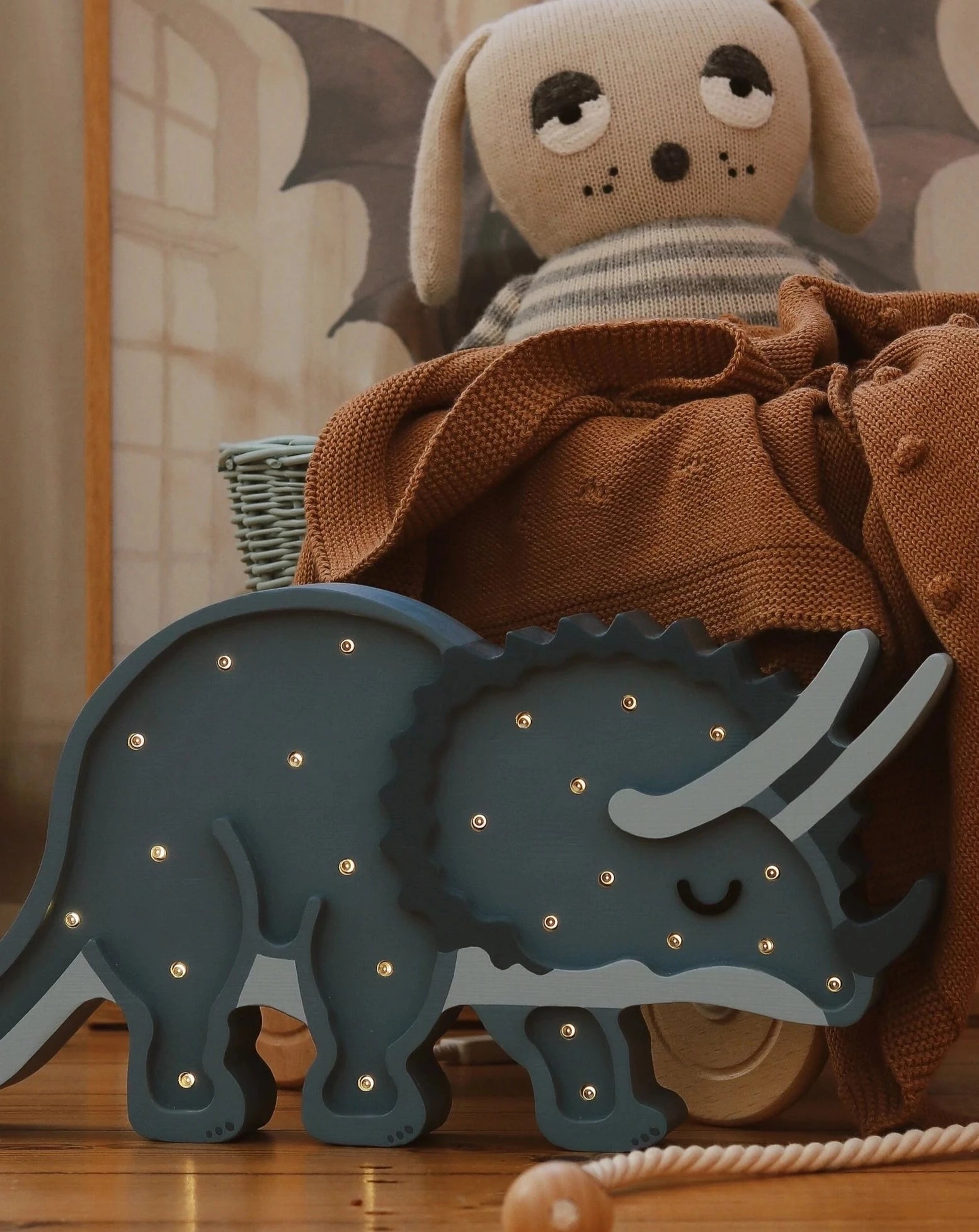 Triceratops Lamp Lighting Little Lights