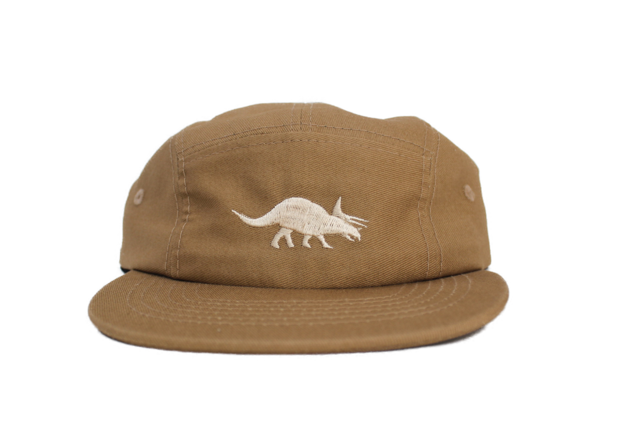 Five-Panel Kids Hat - Triceratops Dinosaur Hats Rad River Co.