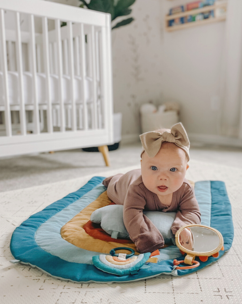 NEW Ritzy Tummy Time™ Rainbow Play Mat Baby Essentials Itzy Ritzy