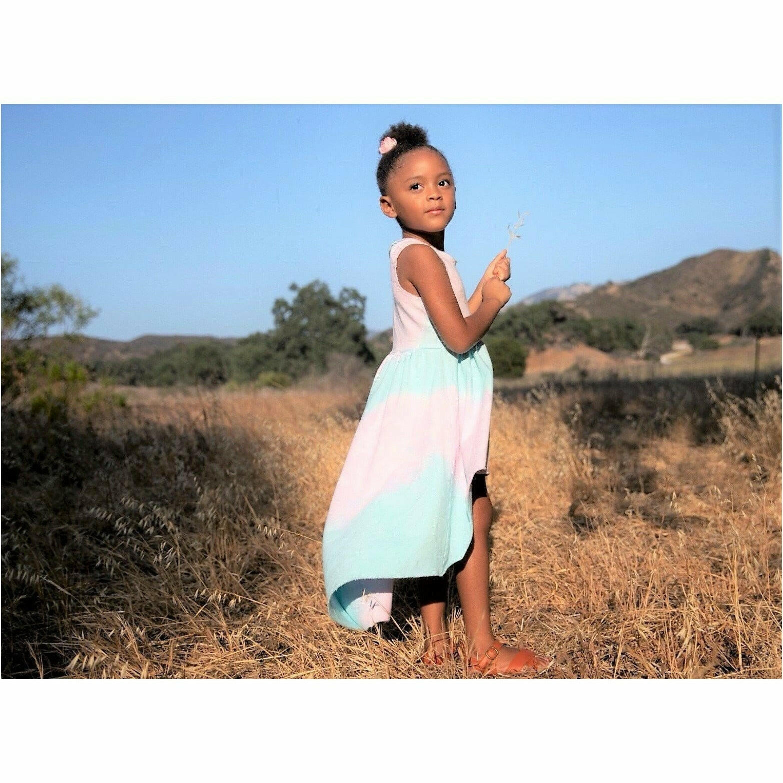 Organic Giselle Dress Cotton Candy Tie Dye Dresses Be Mi Los Angeles