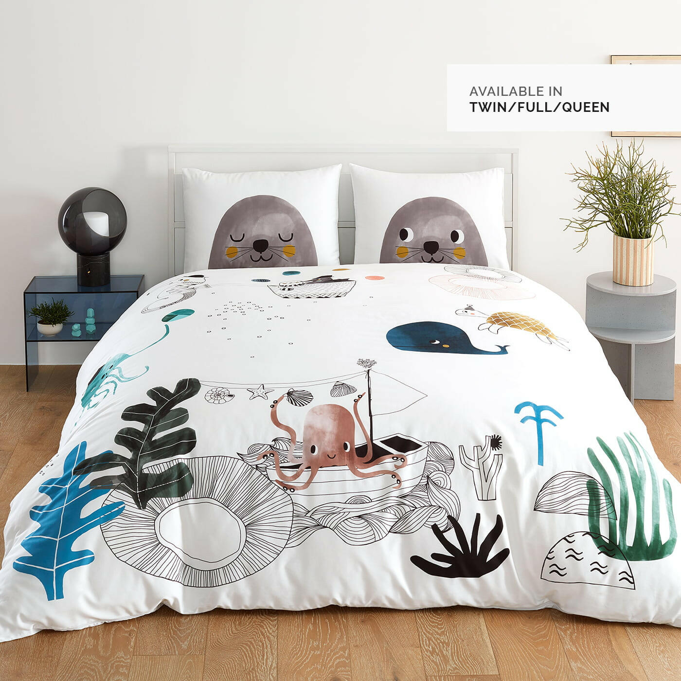 Underwater Love Duvet & Pillowcase Set Big Kid Bedding Rookie Humans
