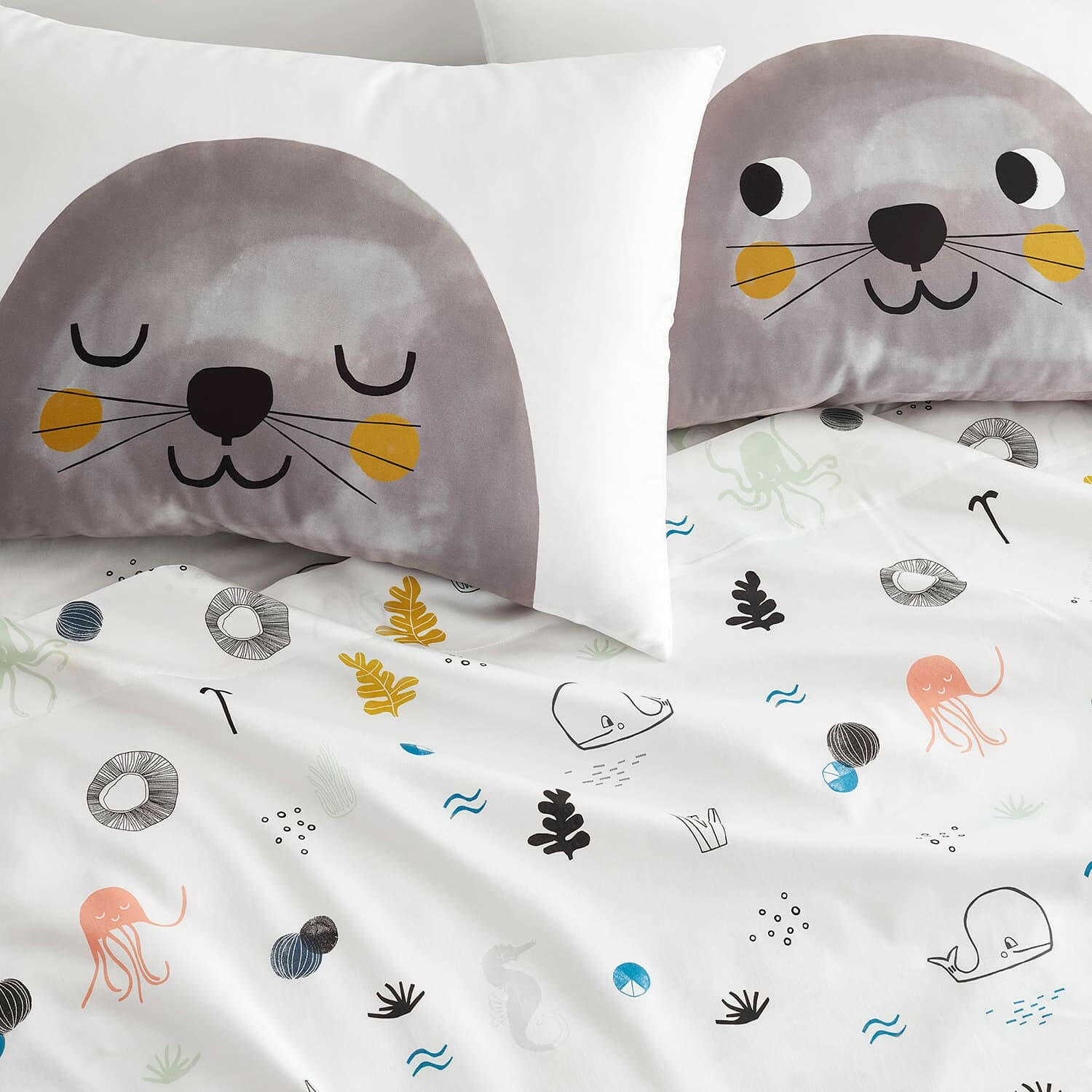 2-pack Seal Standard Size Pillowcases Pillowcase Rookie Humans