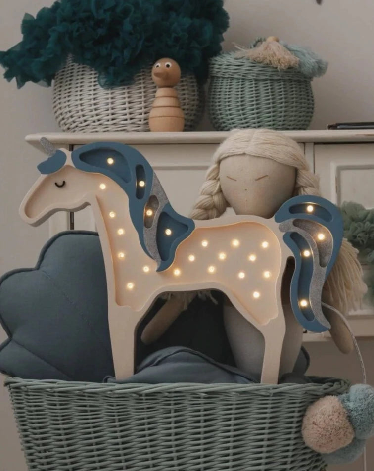 Little Lights Unicorn Lamp Lighting Little Lights