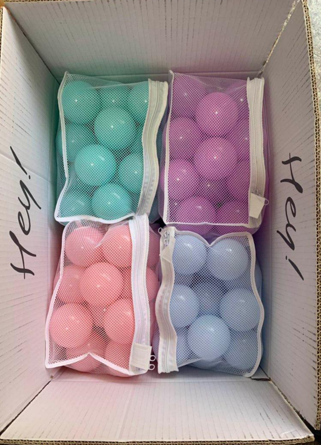 UNICORN MIX (200 pcs) - Sky, Rosé, Aqua, Lilac Accessories > Pit Balls Little Big Playroom