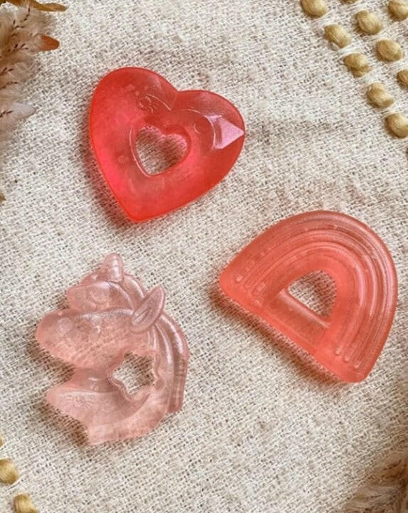 Cutie Coolers™ Unicorn Water Filled Teethers (3-pack) Baby Essentials Itzy Ritzy