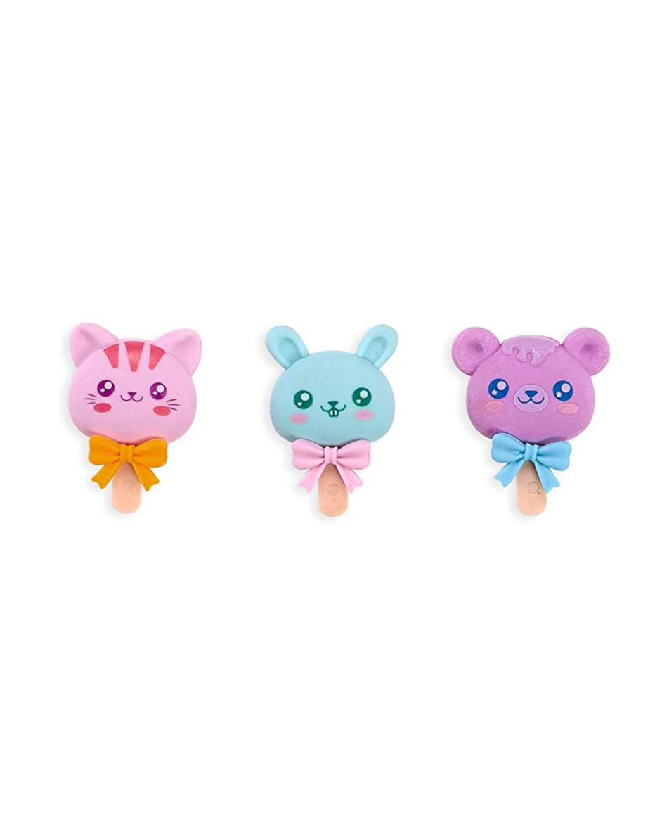Cutie Pops Scented Erasers - Set Of 3 Art Supplies OOLY - Art & School Supplies