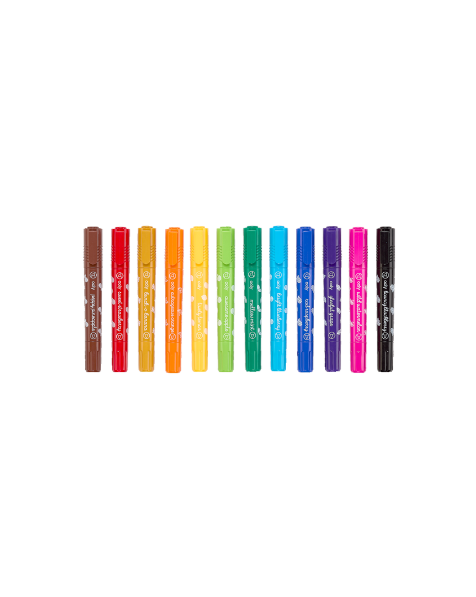 Yummy Yummy Scented Markers - set of 12 Art Supplies OOLY - Art & School Supplies