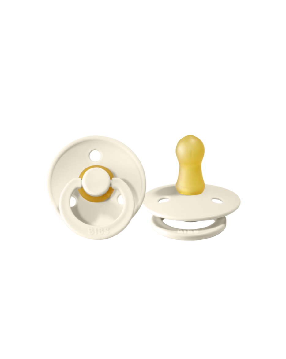Bibs Pacifier 2 Pk - Ivory Pacifiers BIBS