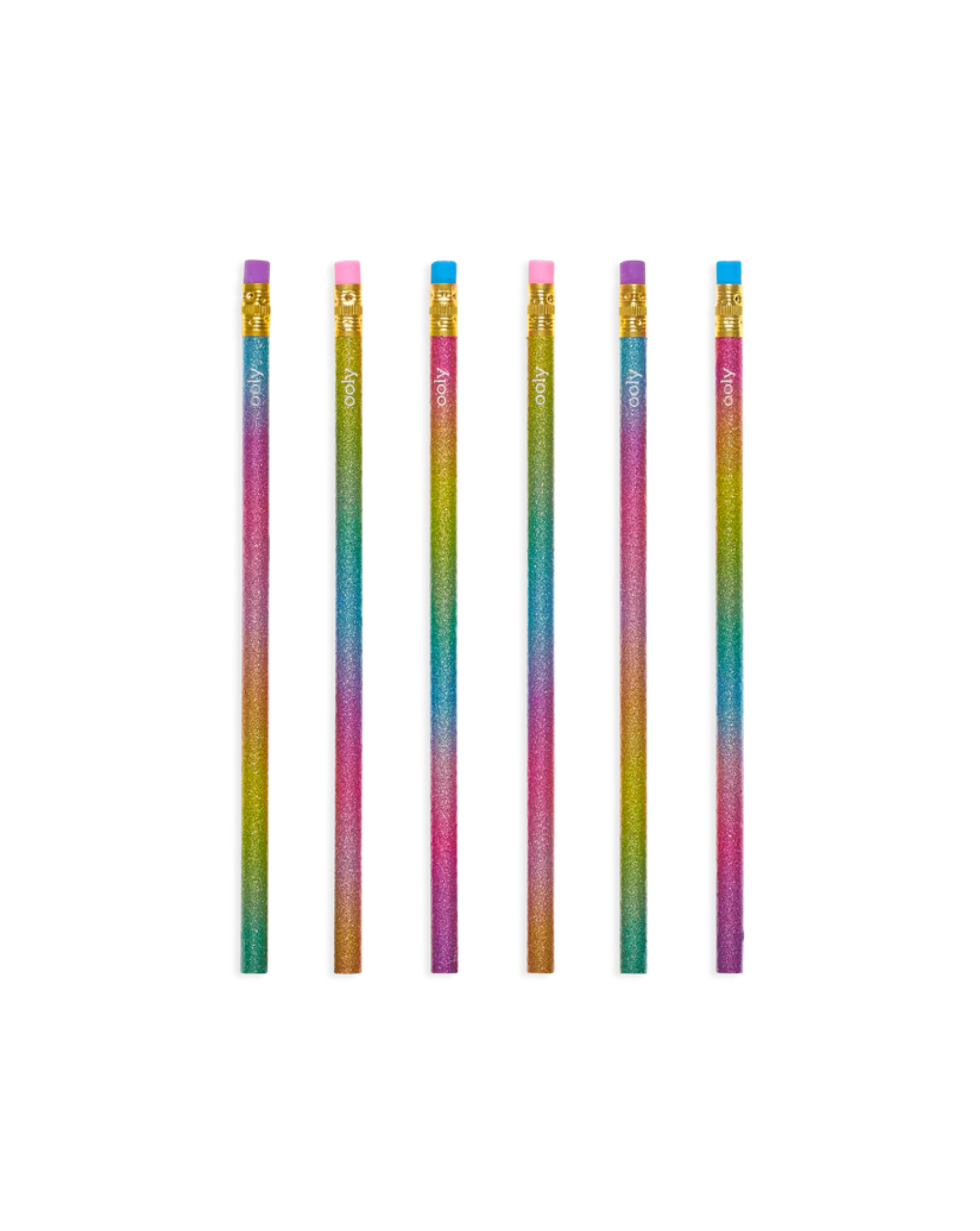 Oh My Glitter! Graphite Pencils - set of 6 Art Supplies OOLY - Art & School Supplies