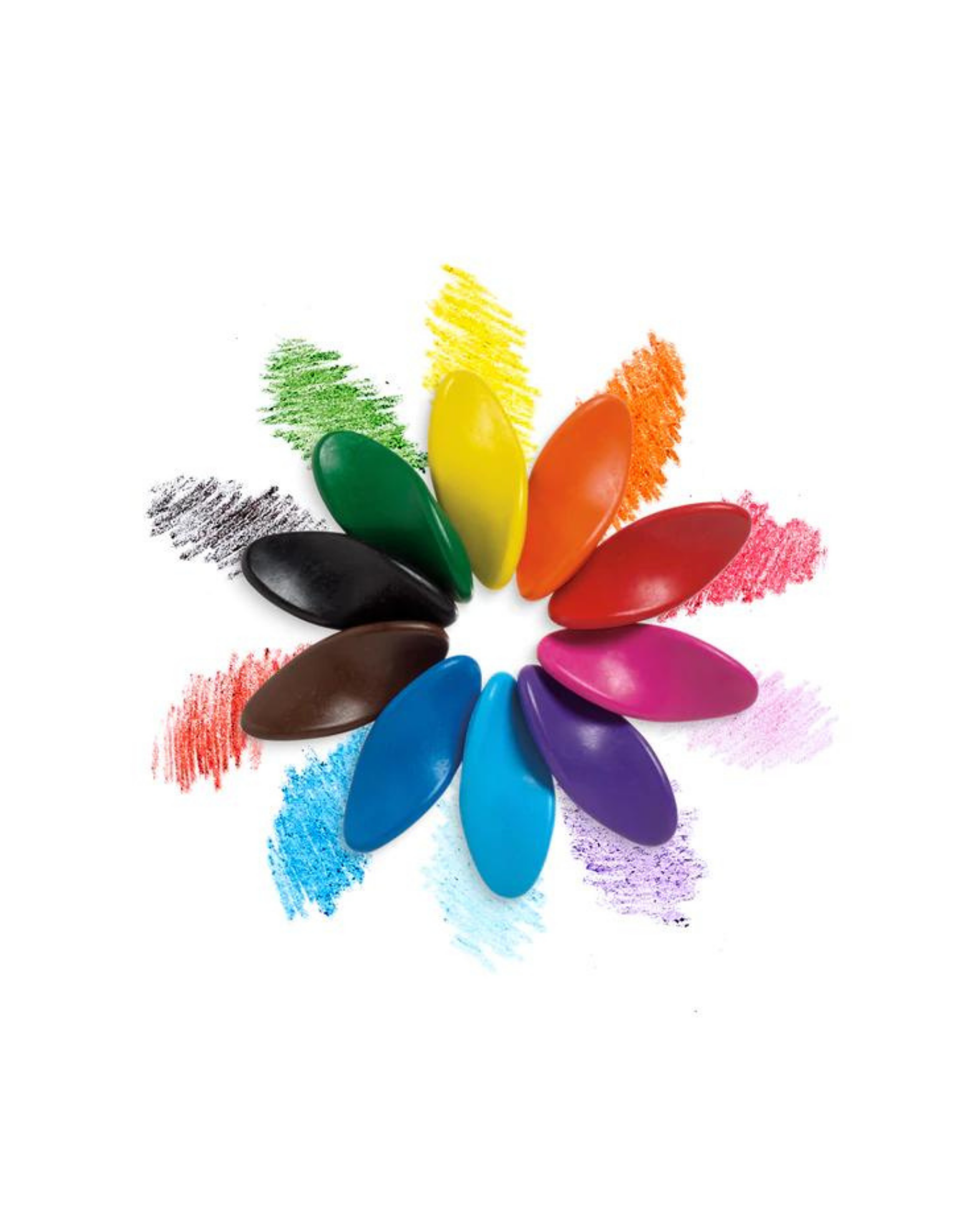Left Right Crayons - Set of 10 Art Supplies OOLY - Art & School Supplies