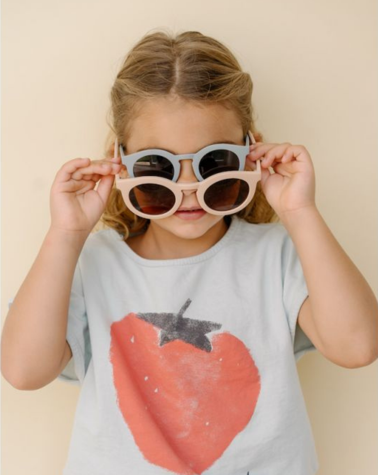 Sustainable Kids Polarized Sunglasses - Light Blue Sunglasses Grech & Co.