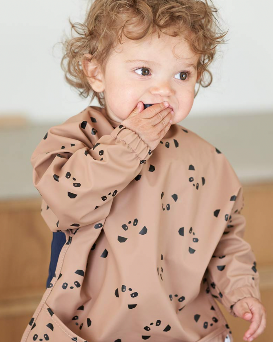 Waterproof Baby & Toddler Bib - Pink Panda Bibs Little Wonder & Co.