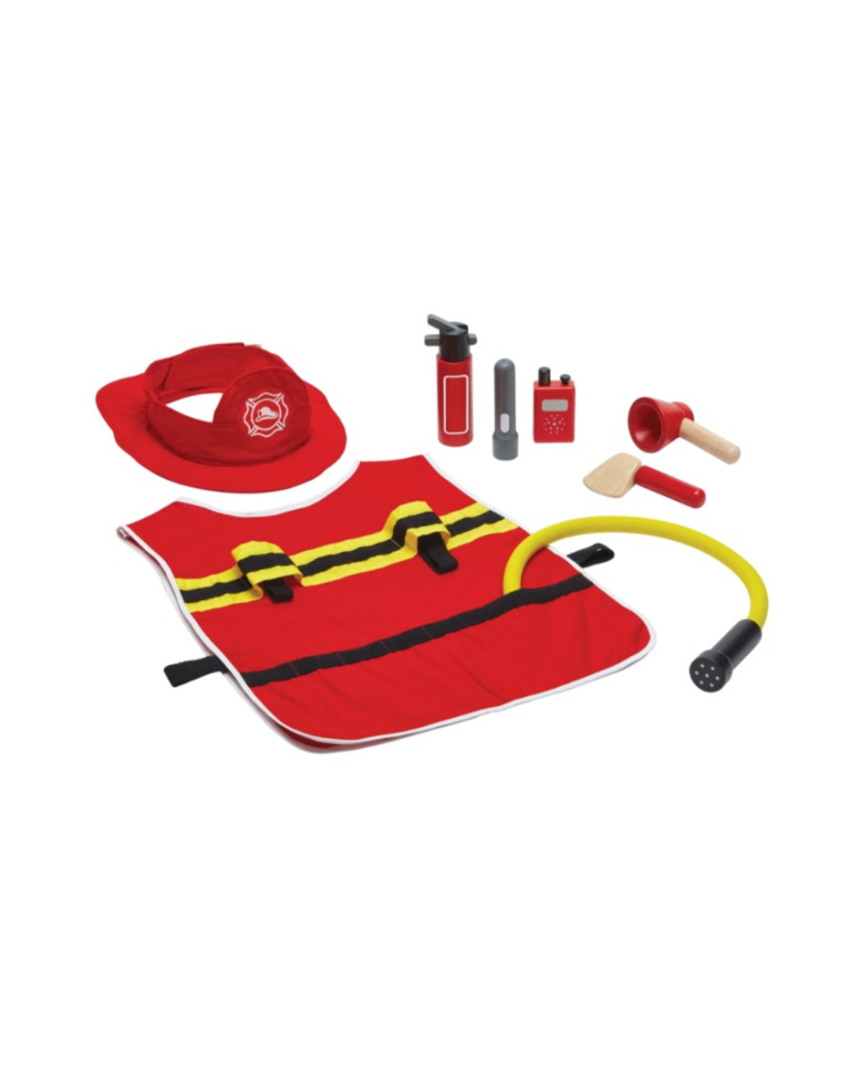 Fire Fighter Costume Kids Play Set  PlanToys