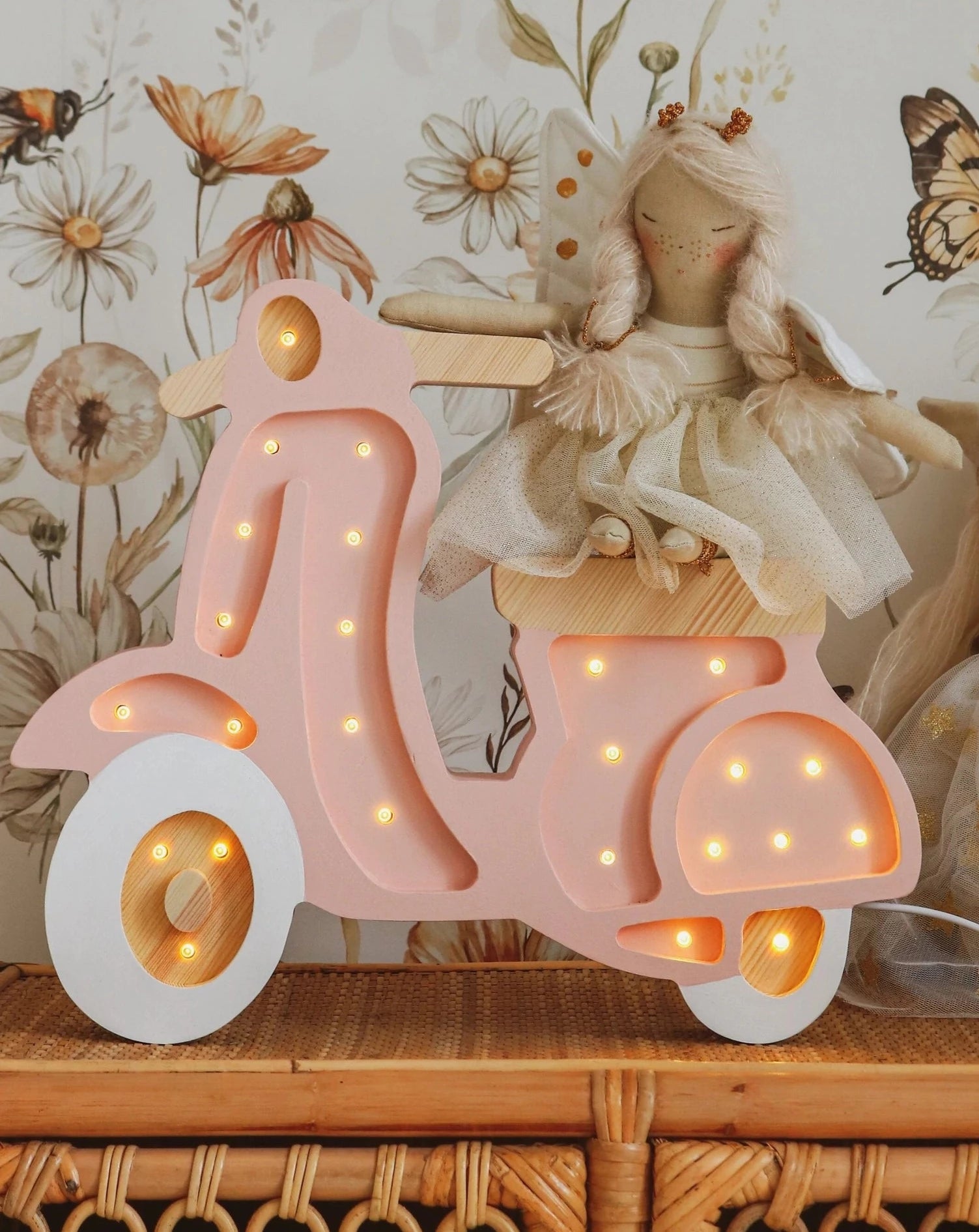 Vespa Scooter Lamp Lighting Little Lights