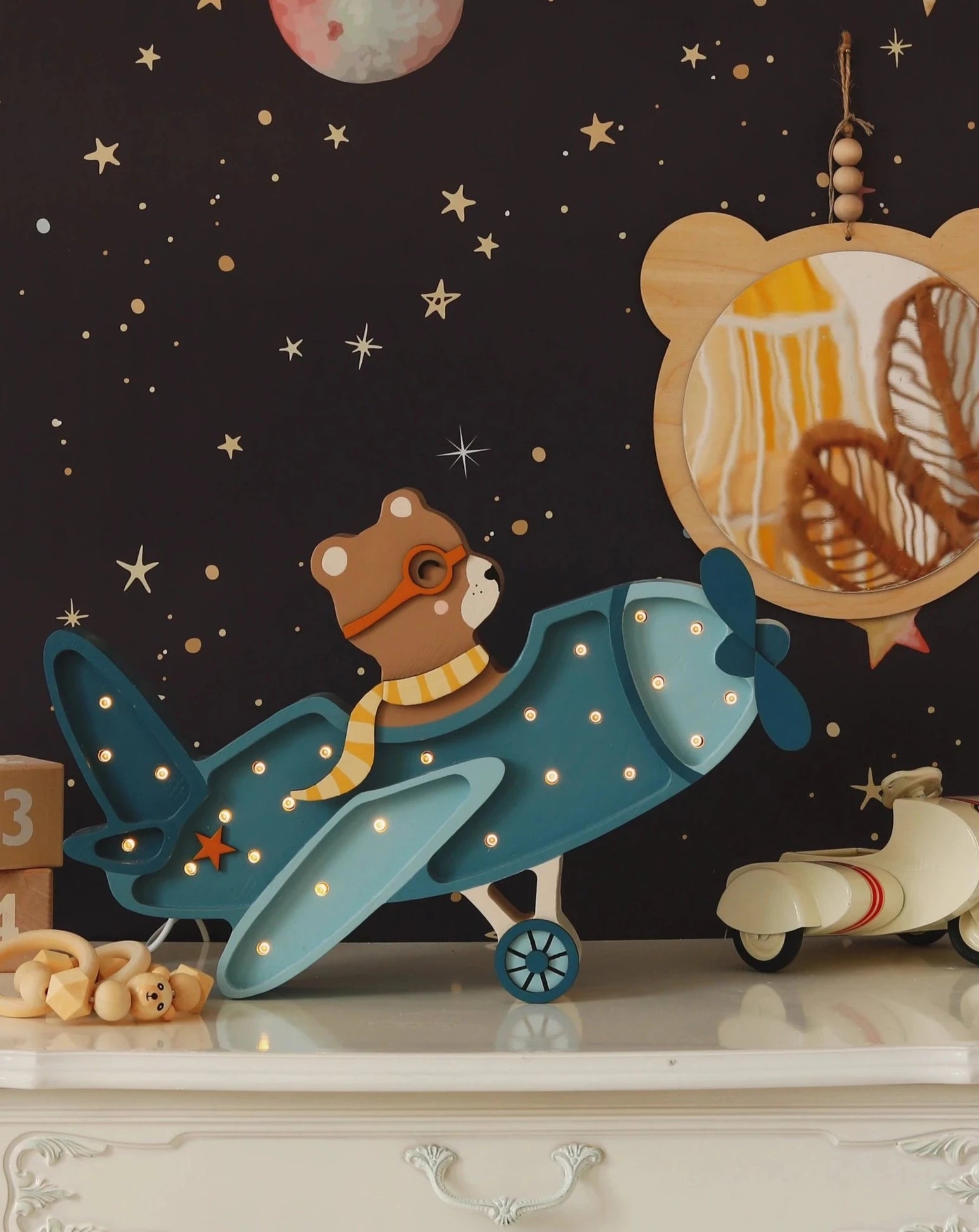 Little Lights Vintage Airplane Lamp Lighting Little Lights