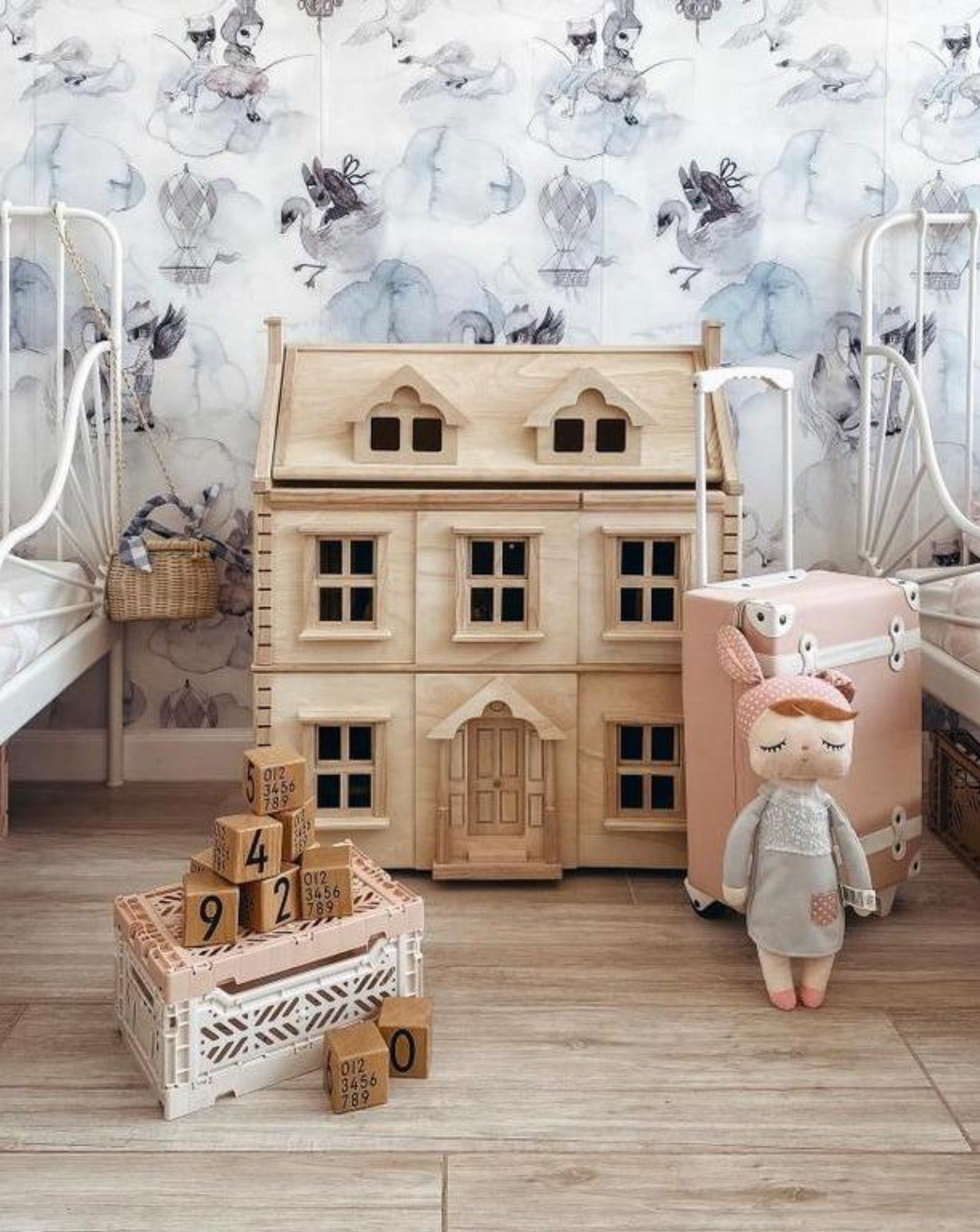 Victorian Dollhouse | Wooden Dollhouse for Little Girls – Little