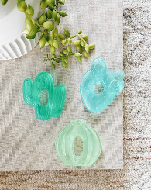 Cutie Coolers™ Cactus Water Filled Teethers (3-pack) Baby Essentials Itzy Ritzy