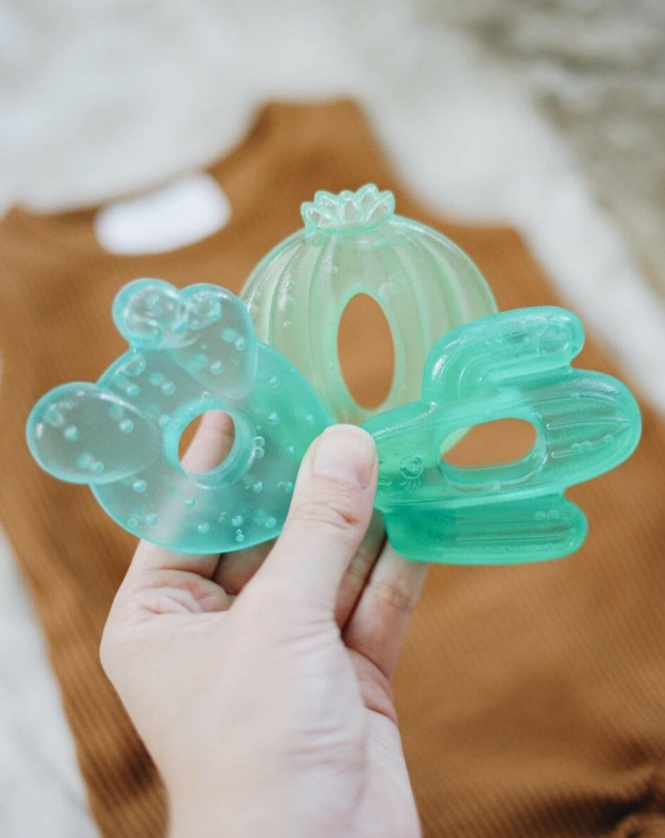 Cutie Coolers™ Cactus Water Filled Teethers (3-pack) Baby Essentials Itzy Ritzy