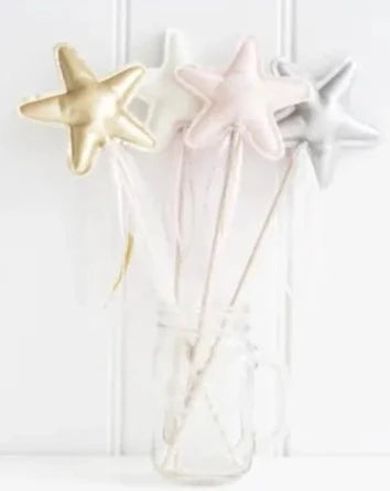 Amelie Star Wand Gold - 4 Pk. Kids Toys Alimrose
