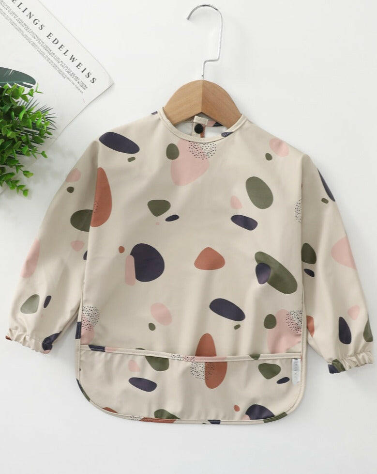 Waterproof Baby & Toddler Bib - Geometric Bibs Little Wonder & Co.