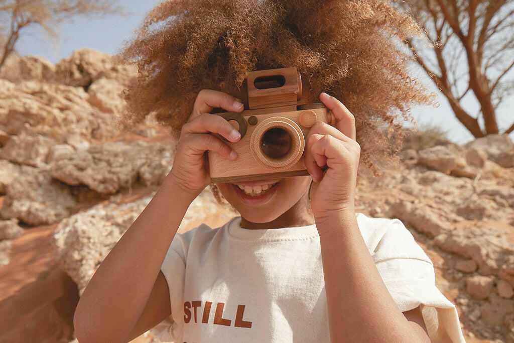 35MM Vintage Style Wooden Toy Camera wooden toy Father's Factory