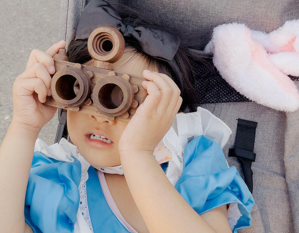 Twinkle Camera - Walnut wooden toy Father's Factory