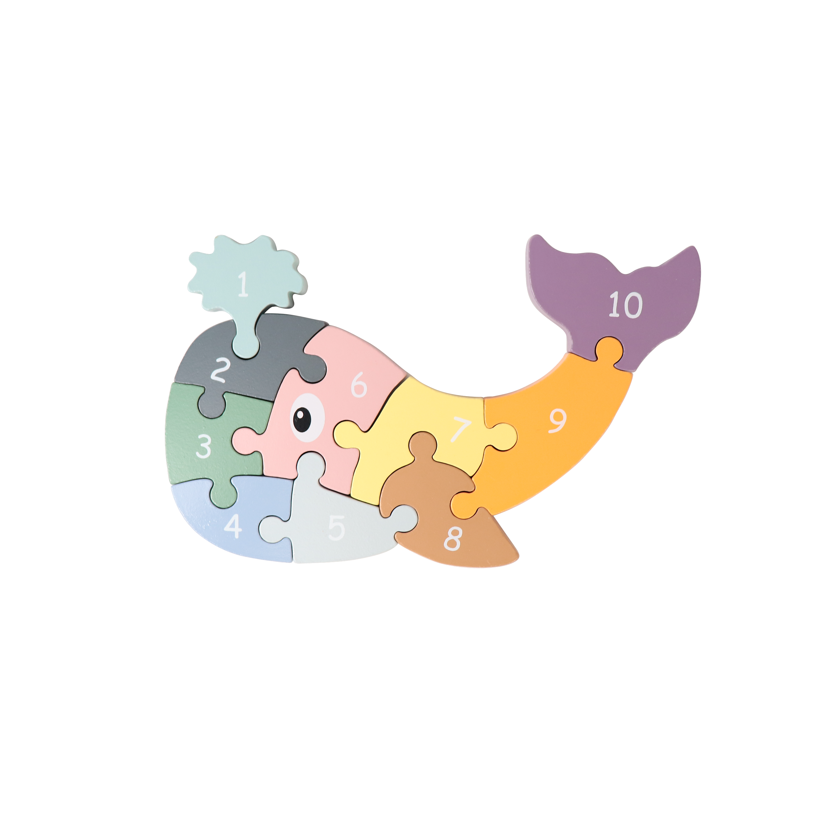 Whale Puzzle Puzzles Leo & Friends