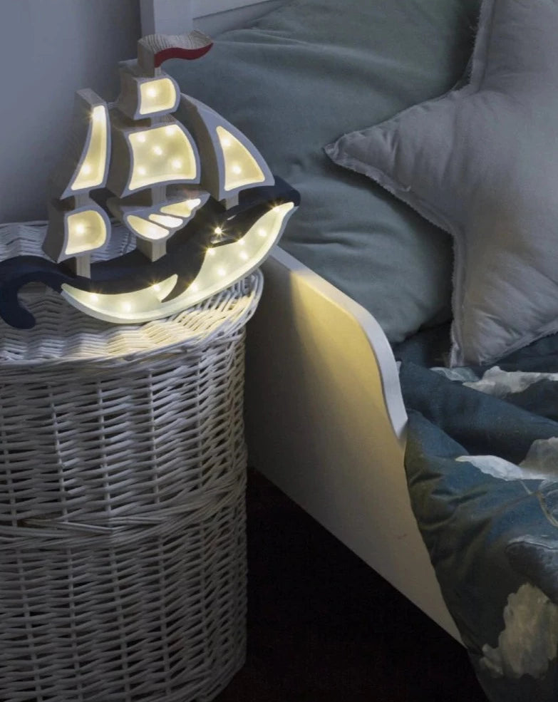 Little Lights Whale Ship Lamp Lighting Little Lights