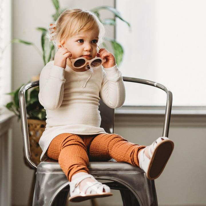 White Closed Toe Sandal Shoes Little Love Bug Co.