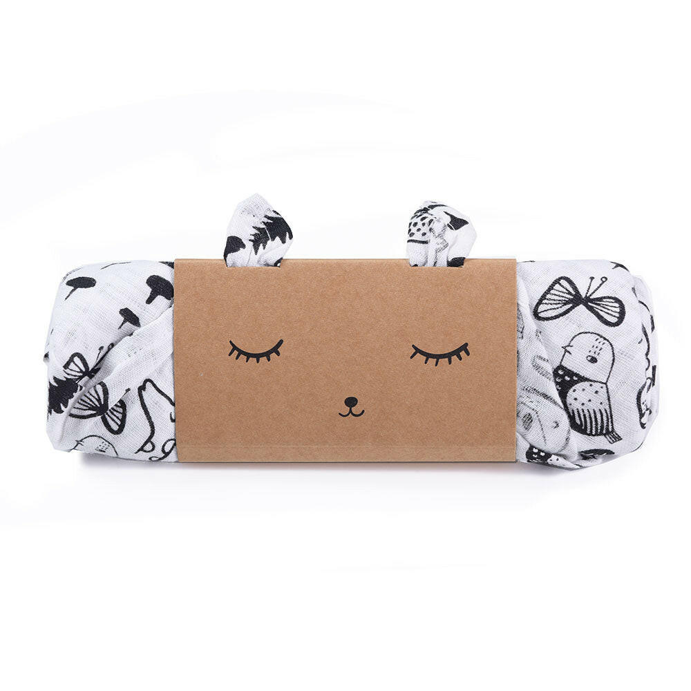 Organic Muslin Swaddle - Wild Swaddles Wee Gallery