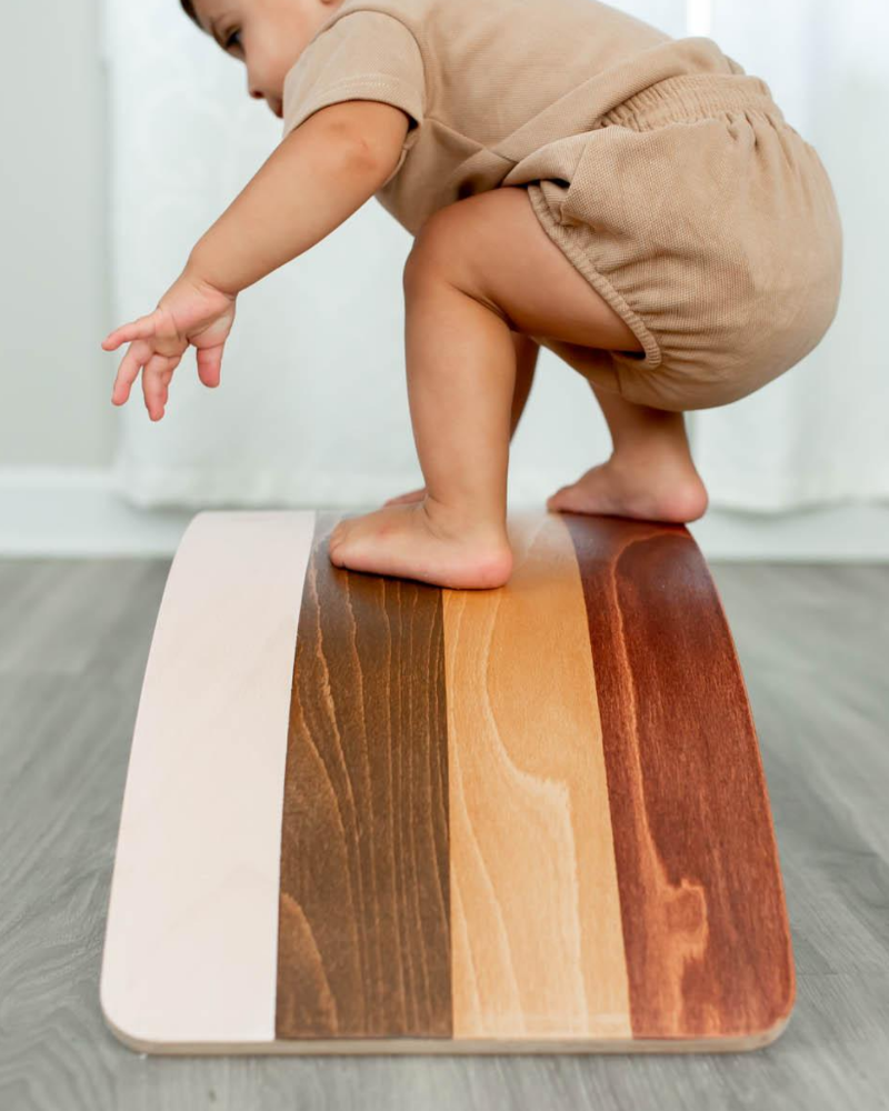 Bunny Hopkins Toddler Wooden Wobble Board Wooden Toys Bunny Hopkins Starter 18+ months Diversity