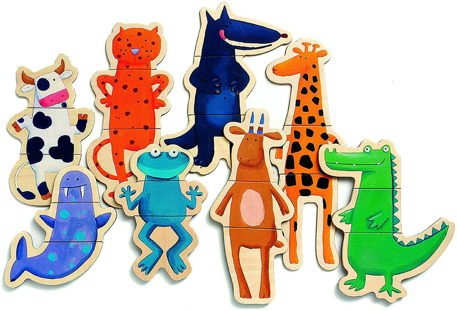 Wooden Magnetics Crazy Wooden Puzzle Djeco