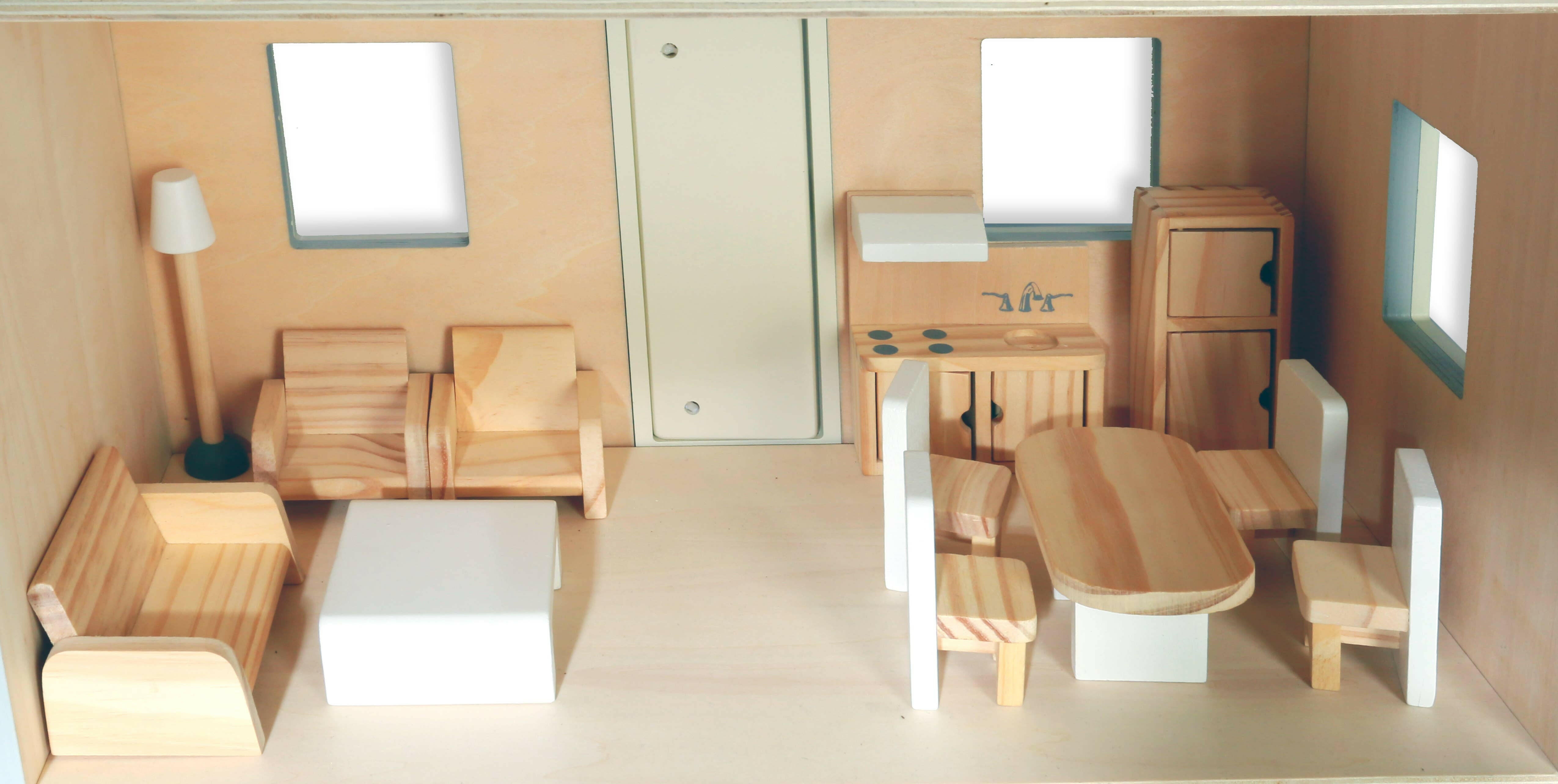 Wooden Dollhouse Grove