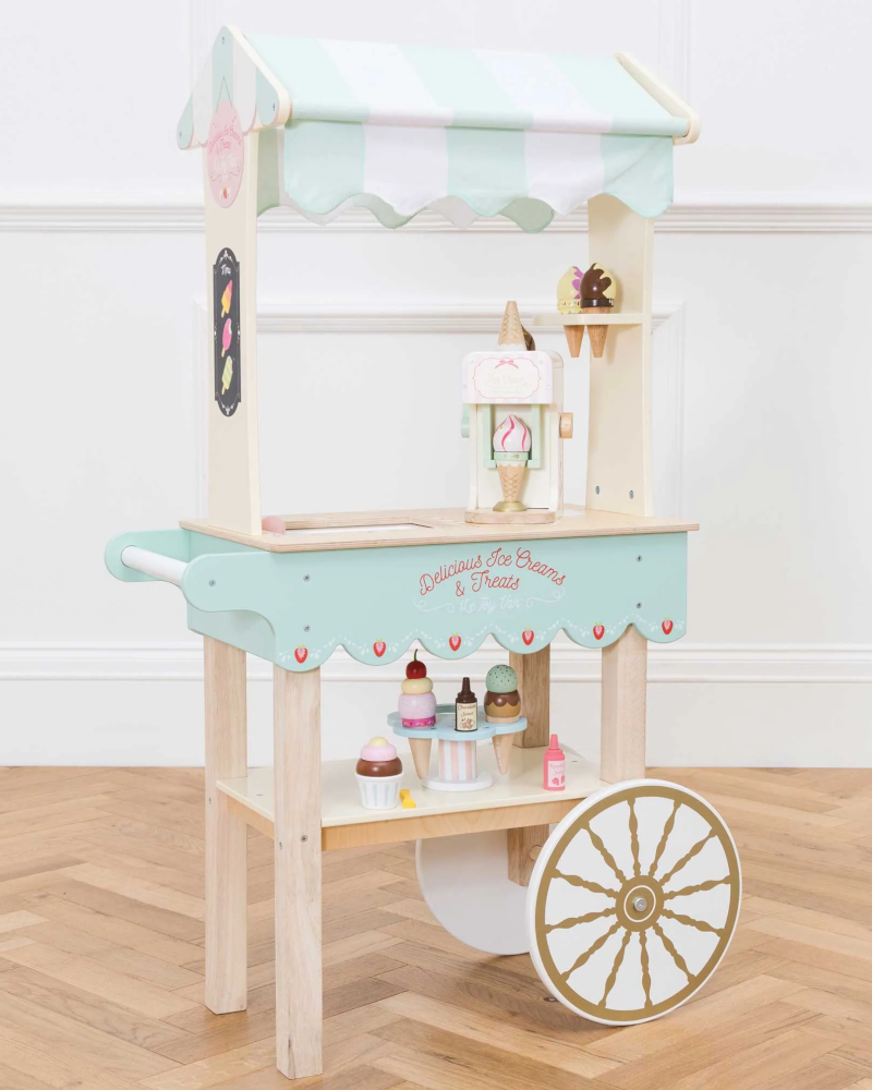 Le Toy Van Toddler Ice Cream Trolley Pretend Play Le Toy Van