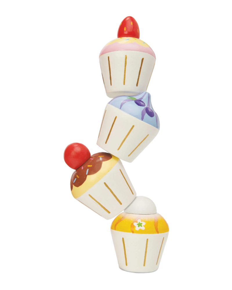 Le Toy Van Wooden Petit Four Cupcakes Pretend Play Le Toy Van