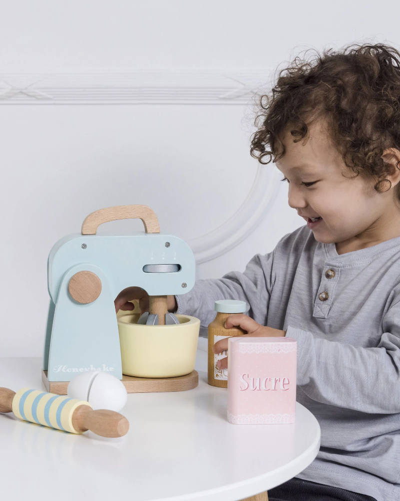 Wooden play deals mixer