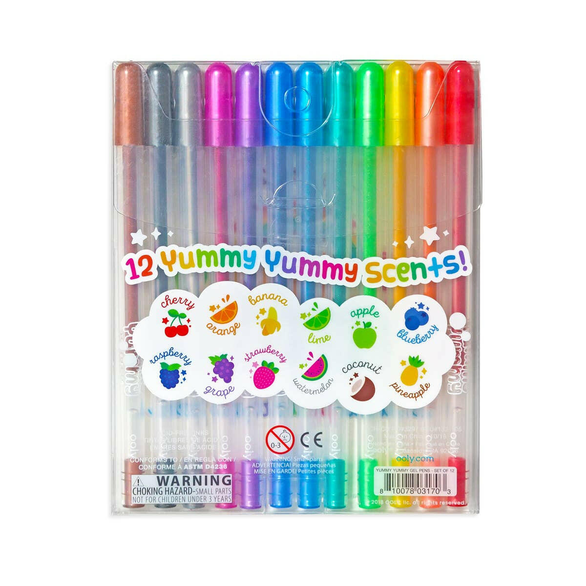 Yummy Yummy Scented Glitter Gel Pens Art Supplies OOLY - Art & School Supplies