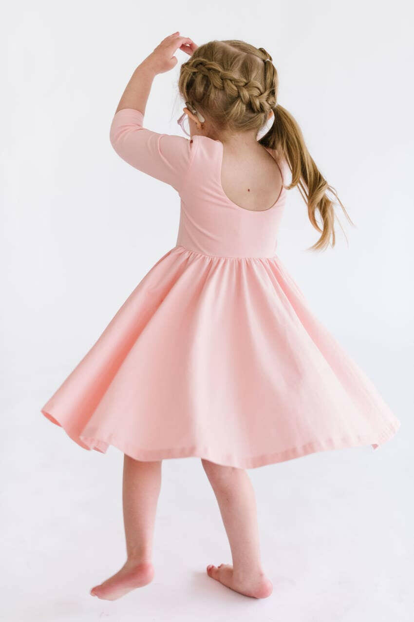 Emile Dress in Peony Ollie Jay