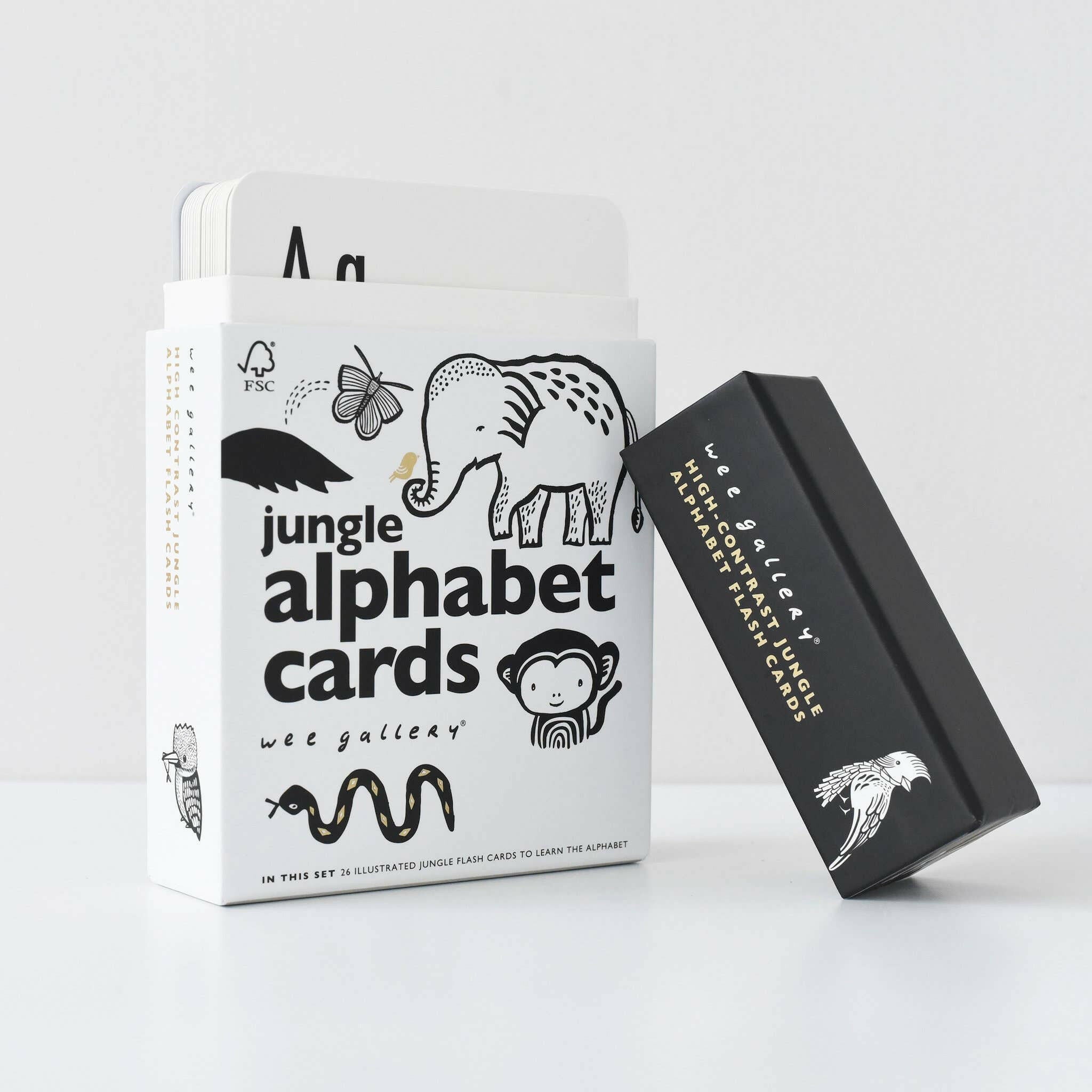 Jungle Alphabet Cards Educational Toys Wee Gallery