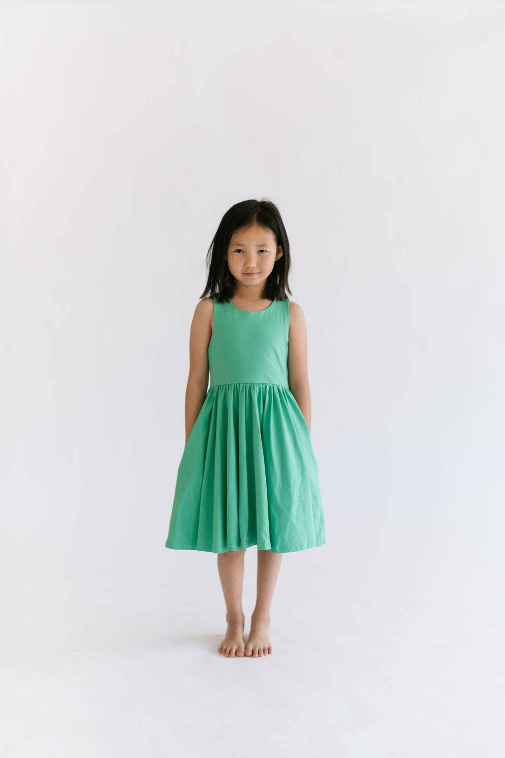 Charlotte Dress in Sea Green dress Ollie Jay