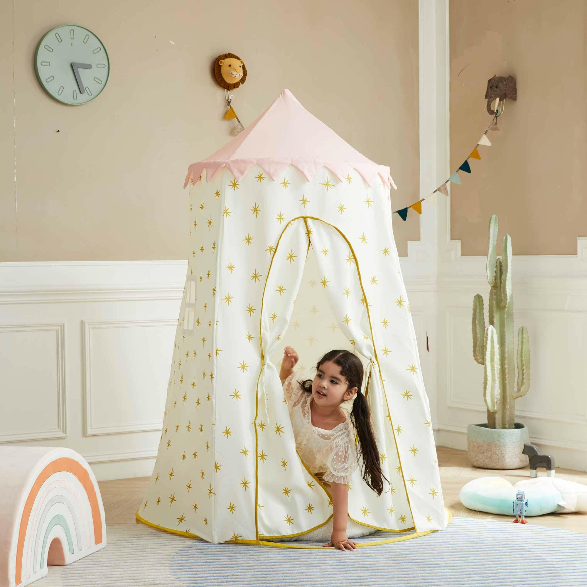 Gold Starburst Pop Up Canopy Play Tents Wonder & Wise Gold Starburst