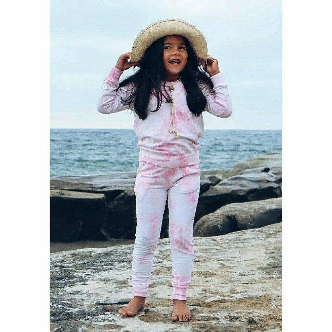Organic Jolie Pants Marble Tie Dye Joggers Be Mi Los Angeles