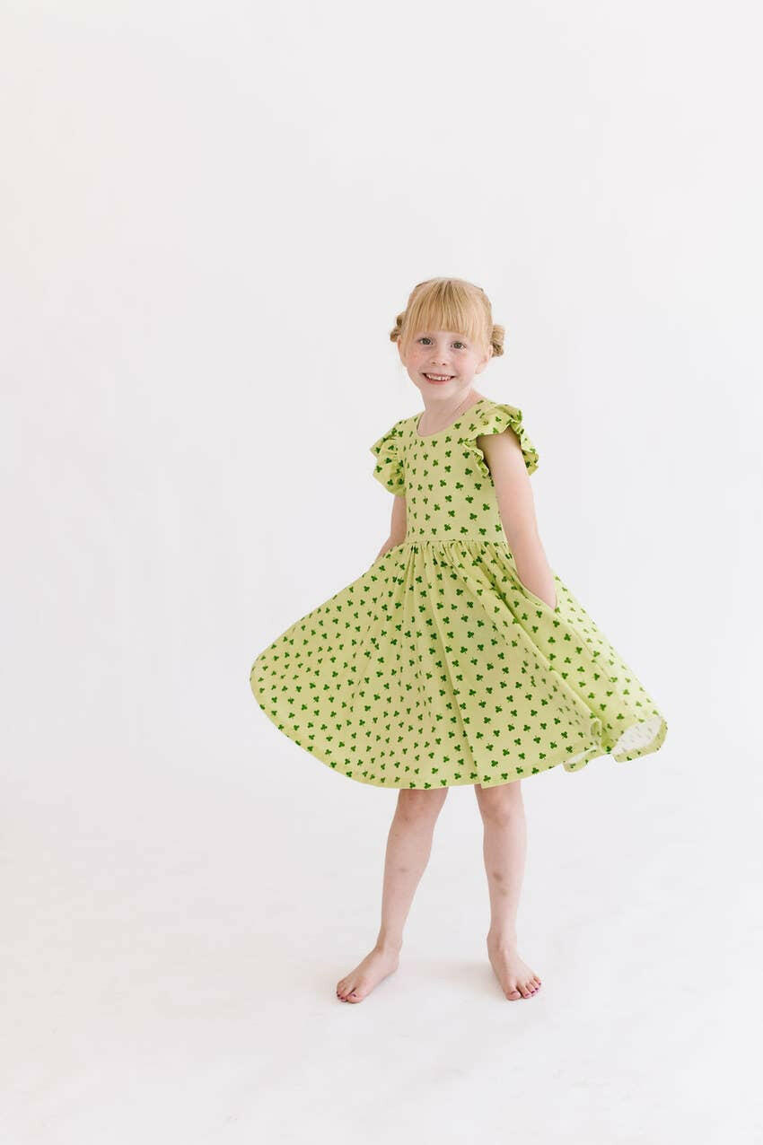 Olivia Dress in Clover dress Ollie Jay
