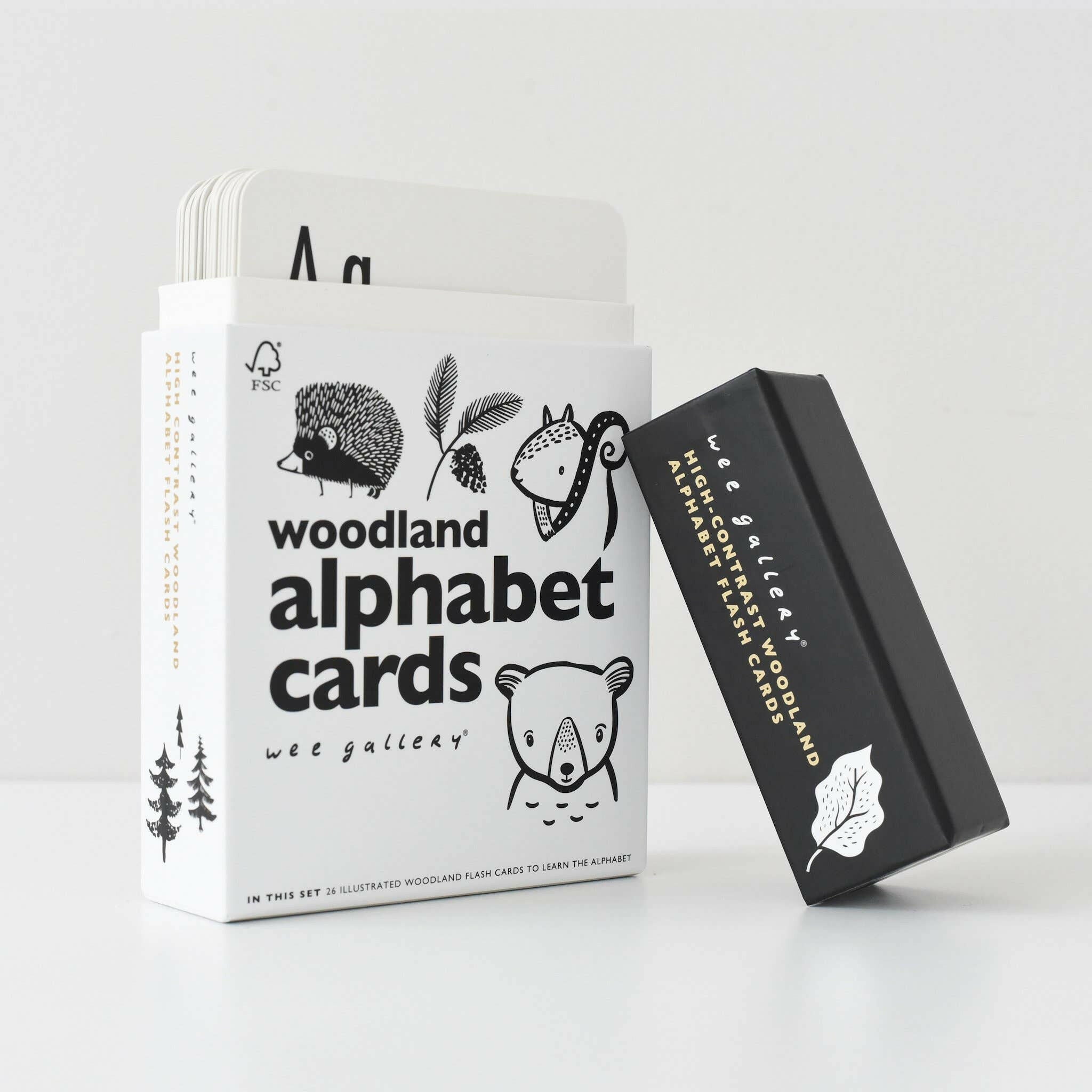 Woodland Alphabet Cards Educational Toys Wee Gallery