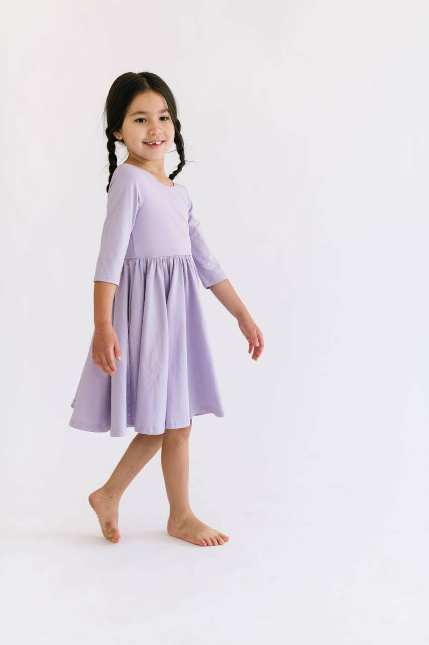 Emile Dress in Lavender Ollie Jay